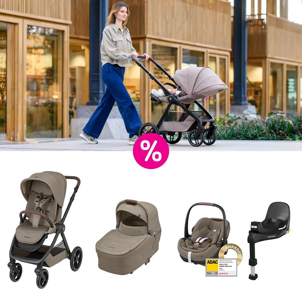 Maxi-Cosi Oxford Plus kočárek 2v1 + autosedačka Maxi-Cosi Pebble 360 Pro 2 + isofixová základna - Twillic