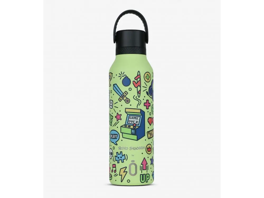 Runbott Termoláhev Mii 600 ml Retro Gamer Sharp Green