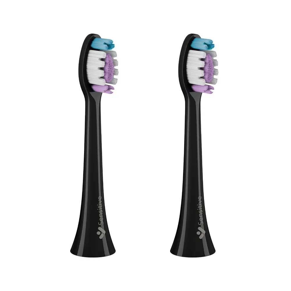 TrueLife SonicBrush Clean-series heads Sensitive black 2 pack náhradní hlavice