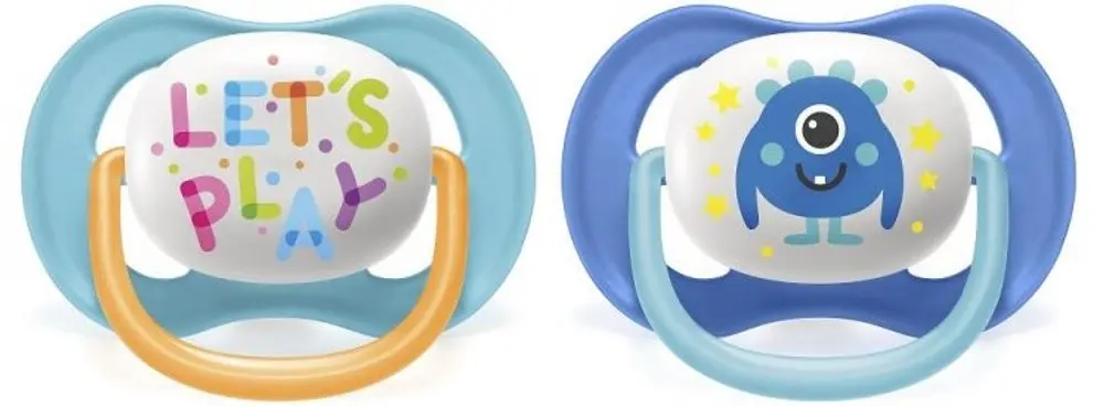 Philips AVENT Šidítko Ultra air Play 6-18m chlapec 2ks
