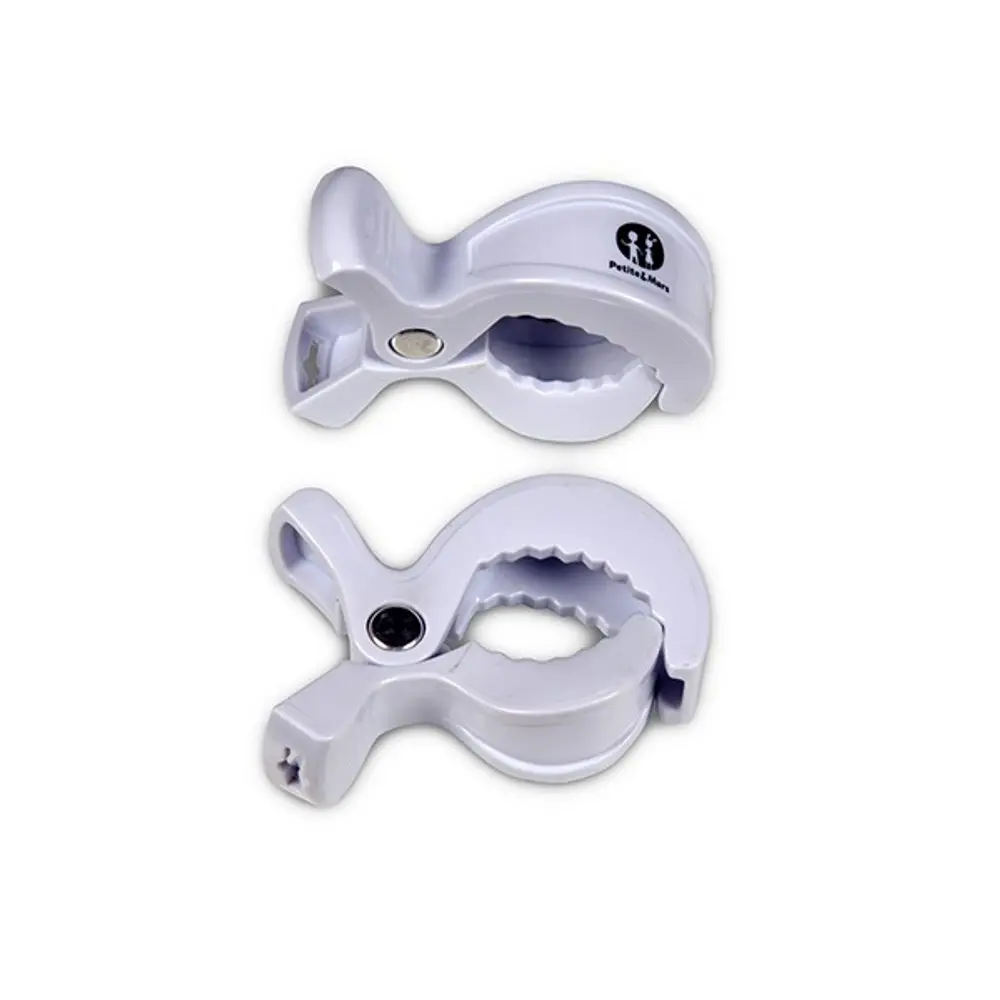 Petite&Mars Kolíček Peg na kočárek (2ks) White