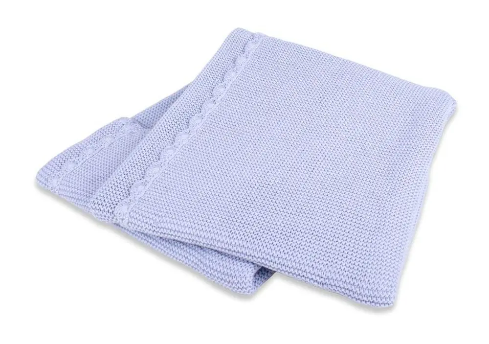Interbaby DEKA PŘÍZOVÁ JEMNÁ 75X100 - MODRÁ