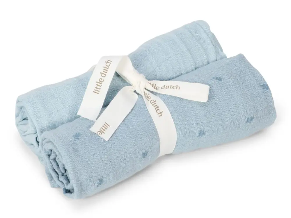 Little Dutch Pleny 70x70cm Pure Denim Blue
