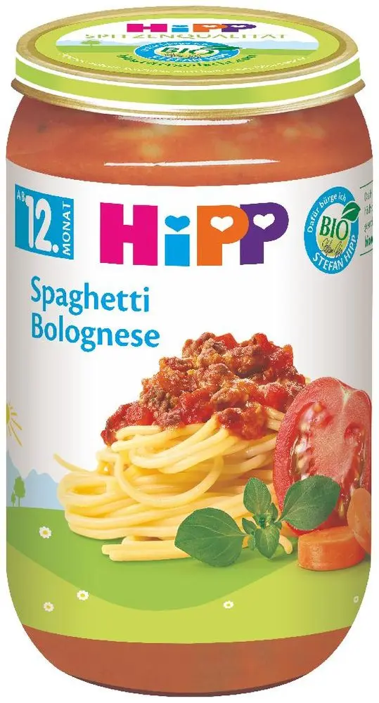 HiPP BIO Boloňské špagety - nové složení