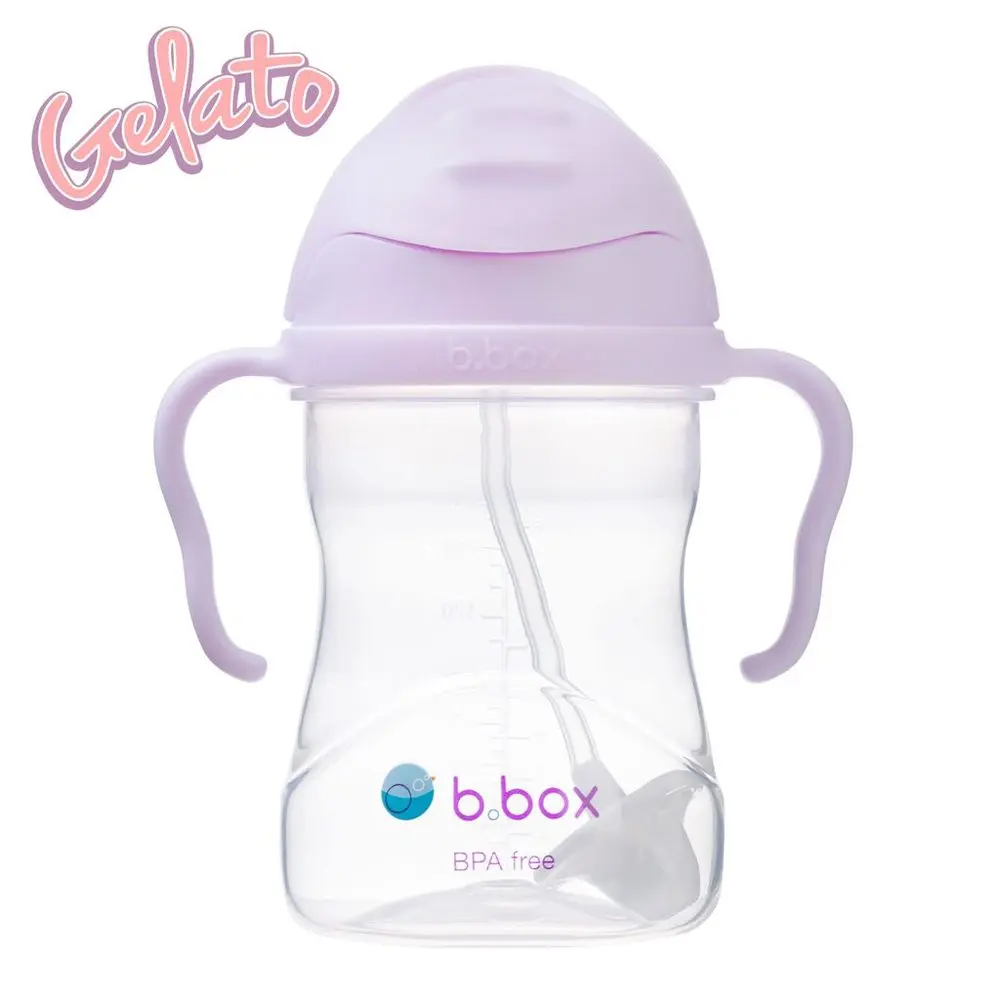 B.box Hrníčko pítko s brčkem Boysenberry