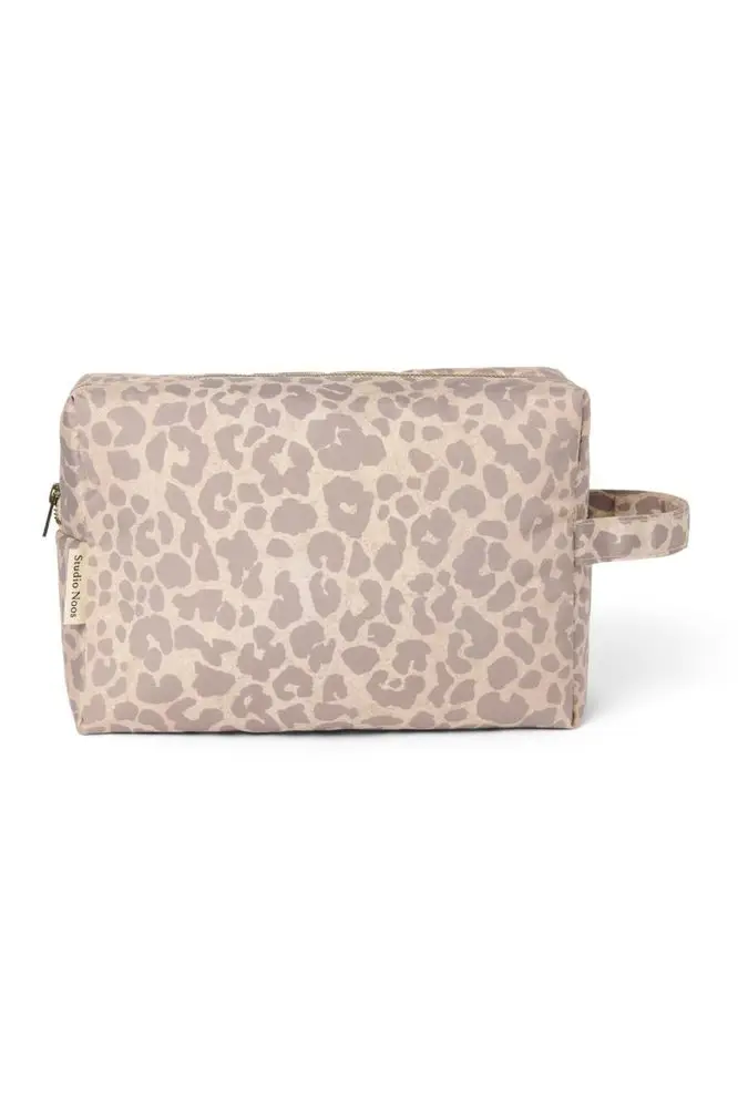 Studio Noos Puffy toaletní taštička Cream Leopard