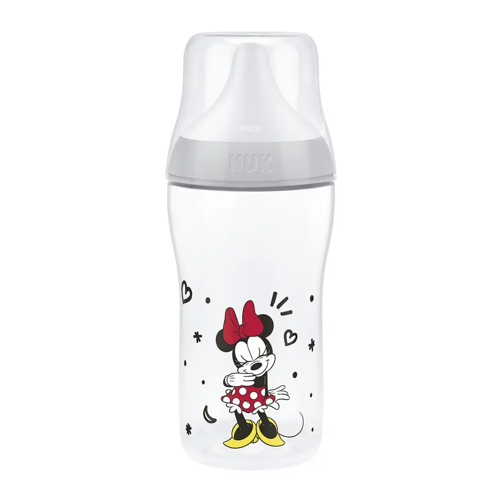 NUK Perfect Match láhev s kontrolou teploty Disney Mickey GREY 260ml