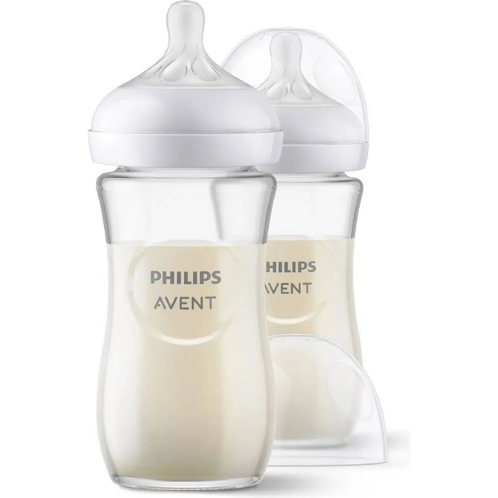 Philips AVENT Láhev Natural Response skleněná 240 ml, 1m+, 2 ks