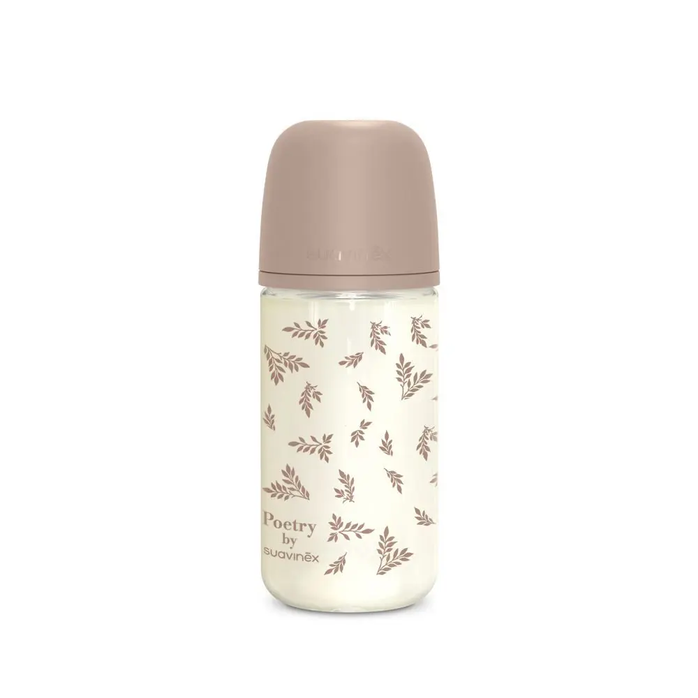Suavinex Láhev sklo POETRY 240 ml fyziologická SX PRO +3 MF