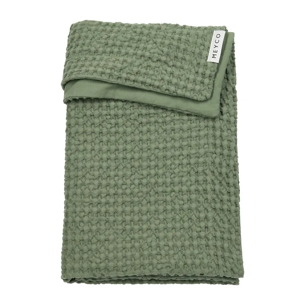 Meyco Deka Waffle bavlna - Olive Green