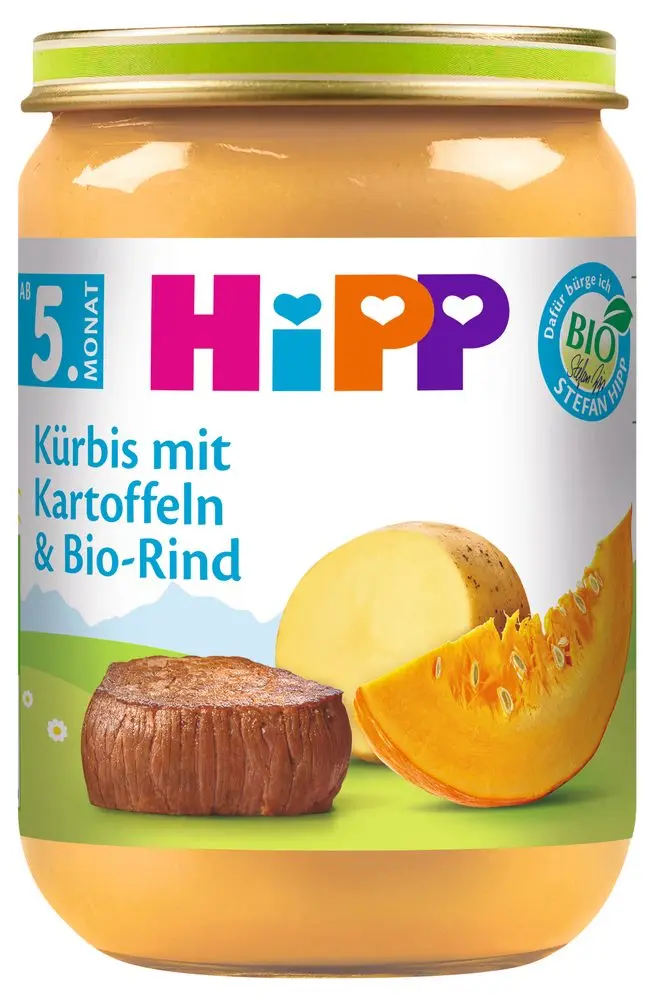 HiPP BIO Dýně s bramborami a hovězí maso