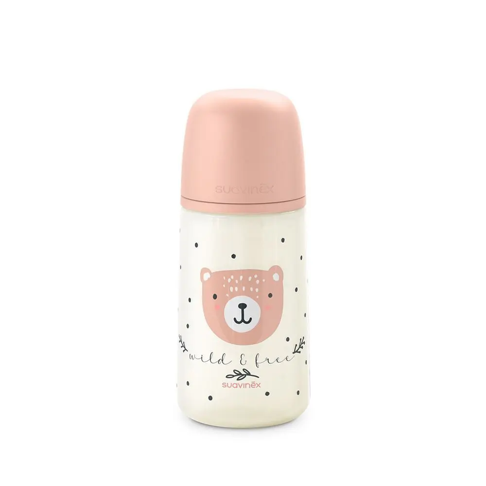 Suavinex Kojenecká láhev 270 ml M WILD & FREE