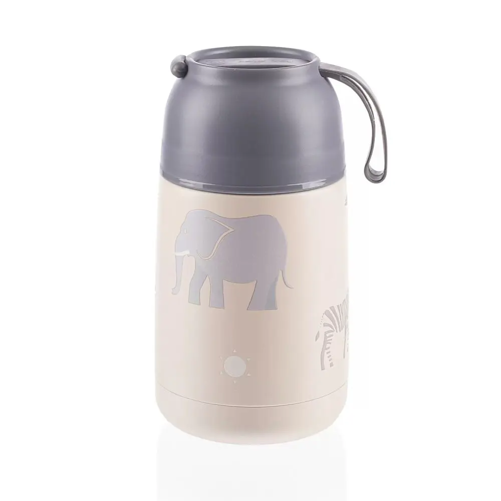 ZOPA Termoska na jídlo se silikonovým držákem 620ml - Safari