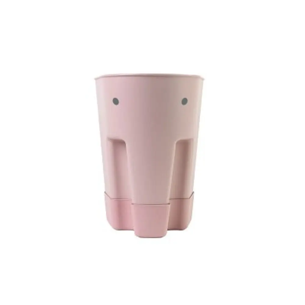 SHNUGGLE Ellie Úložný košík na hračky do vany Blush Pink