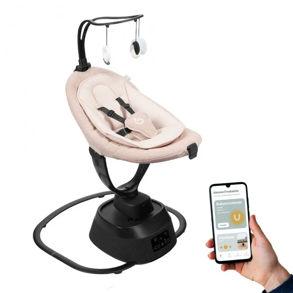 Babymoov Houpačka Swoon Evolution Connect Mocca