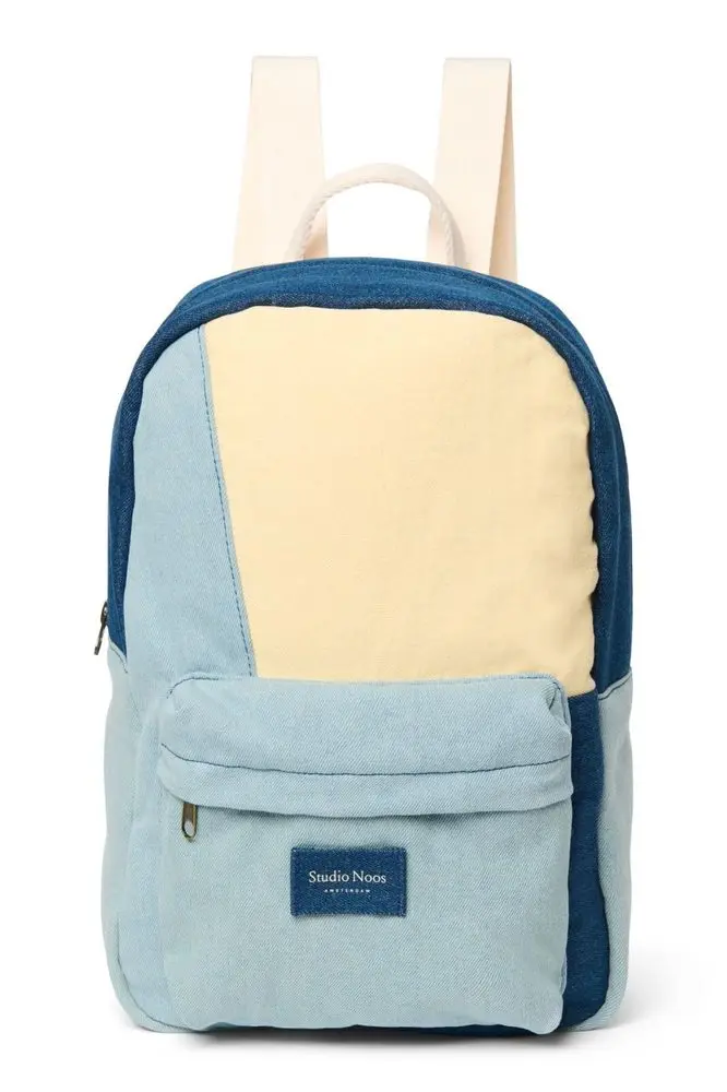 Studio Noos Patchwork Midi BACKPACK batůžek Denim