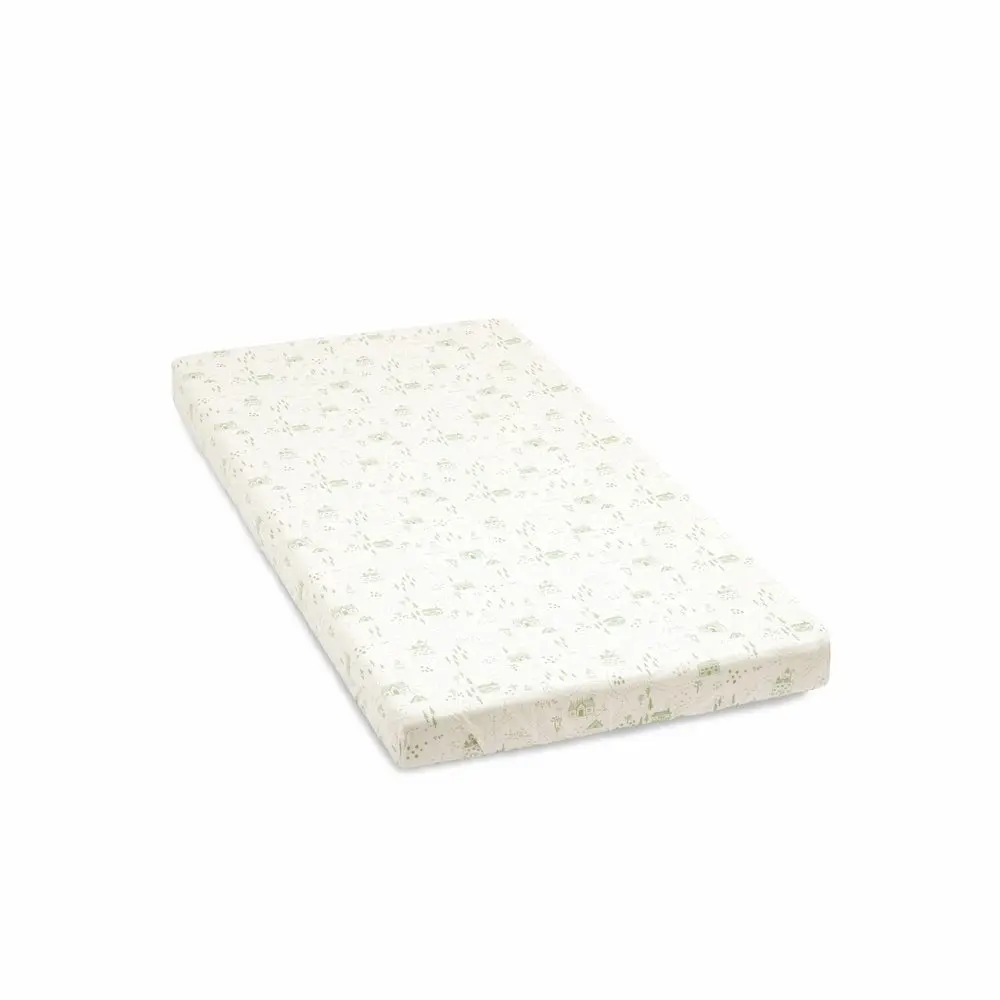 STOKKE® Nighti™ bavlněné prostěradlo 60x120 cm - Sage Green Map