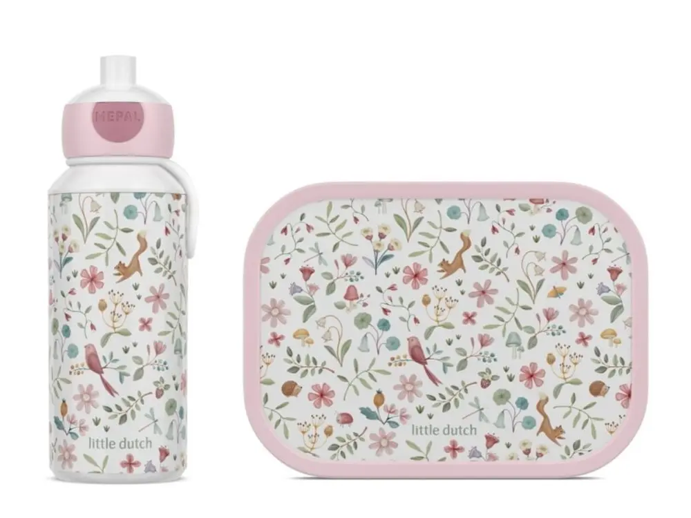 Little Dutch Svačinový set (láhev 400ml+box) Fairy Wonders