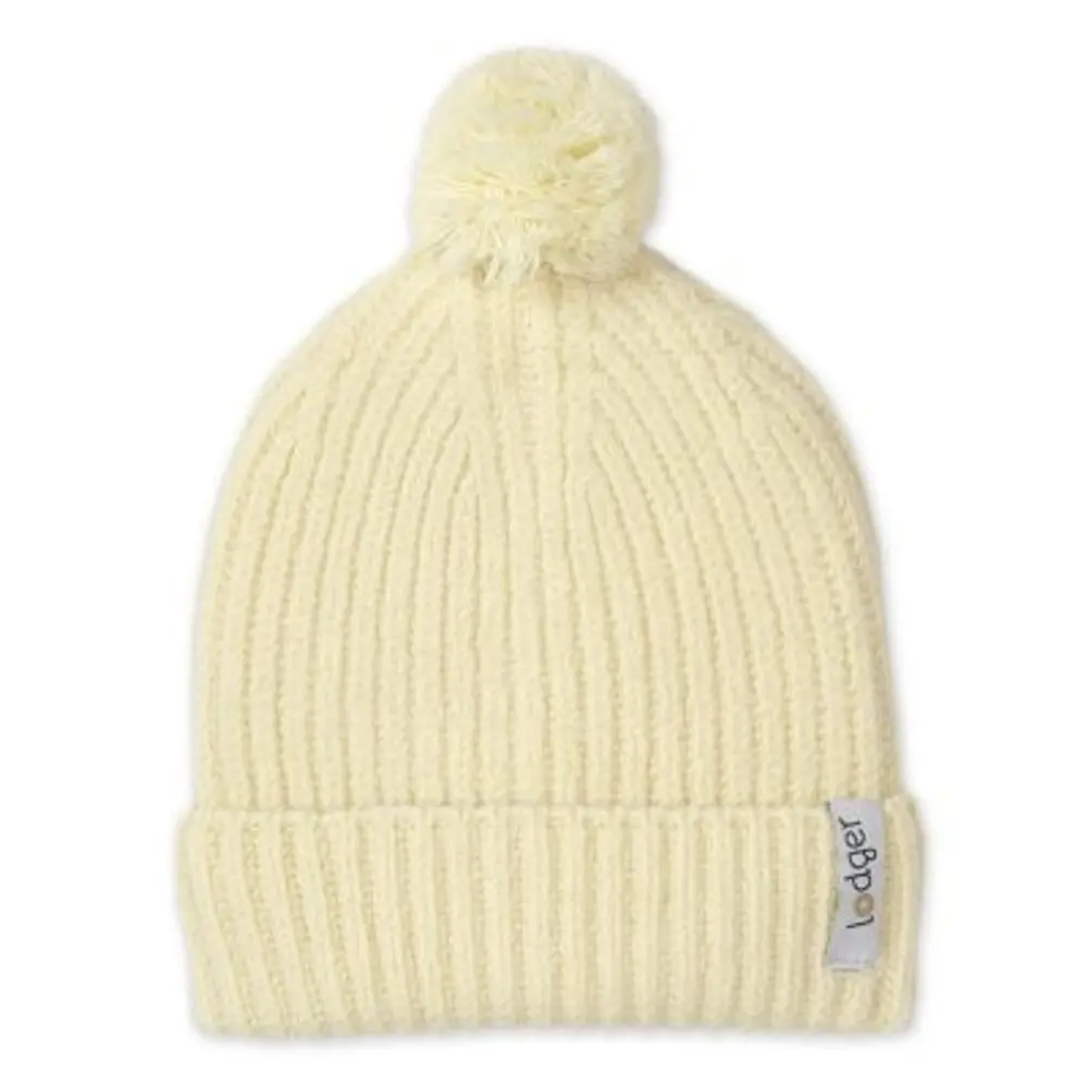 LODGER Čepice Merino Butter vel. 3 - 6 měsíců