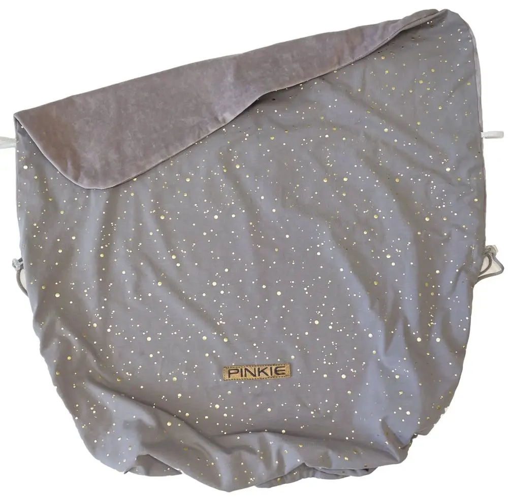Pinkie deka se stahováním Shine Gold Grey
