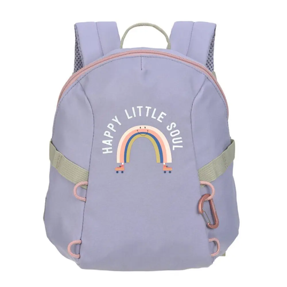 Lässig KIDS Tiny Backpack Outdoor Rainbow pastel lilac
