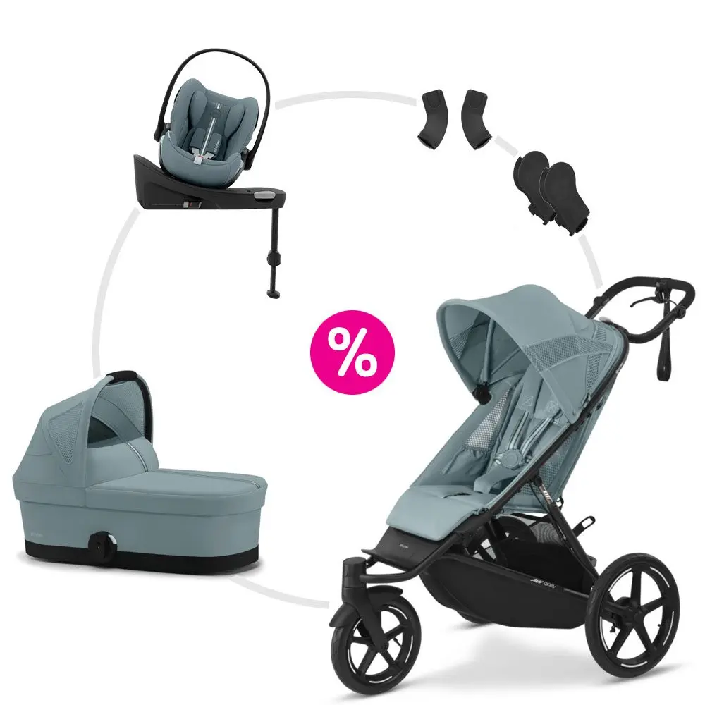 Cybex set 6v1 Avi Spin 2025 + Cot S + Cloud G3 Plus + Base G3 + adaptéry