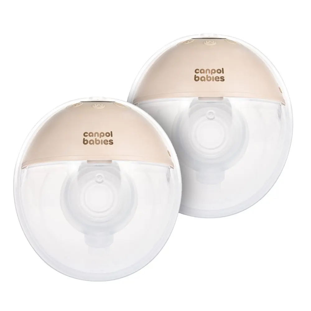 Canpol babies Dvojitá elektrická odsávačka mateřského mléka do podprsenky Hands-Free 2.0