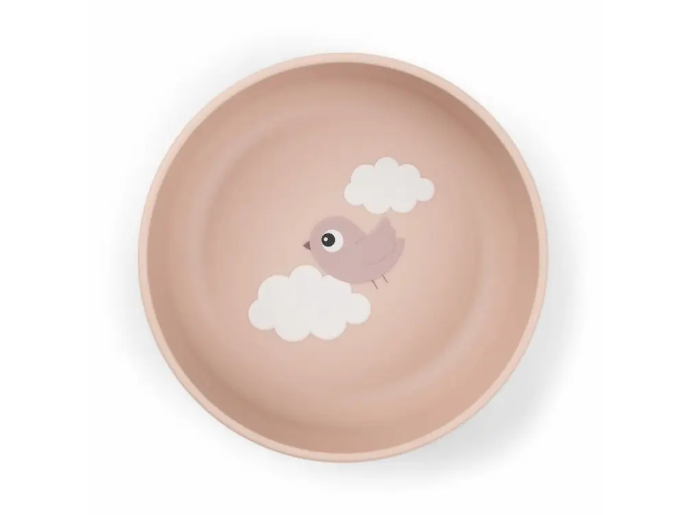 Done by Deer Foodie miska Happy clouds 2023 - růžová