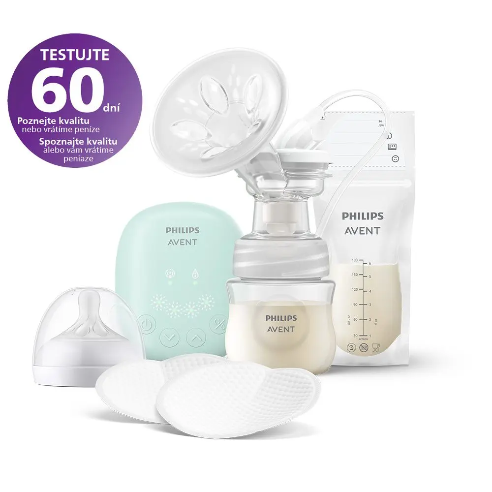 Avent Scd323/20 elektrická odsávačka mateřského mléka Essential