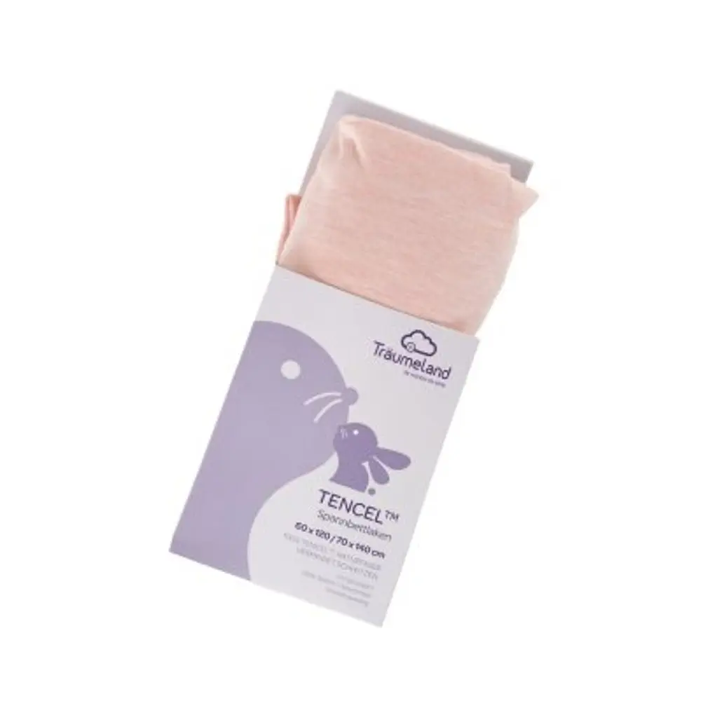 TRÄUMELAND prostěradlo Tencel UNI Rose Smoke