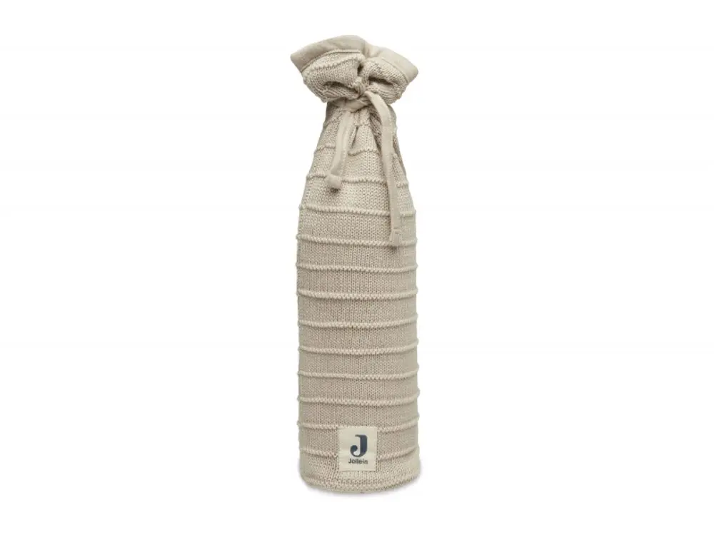 Jollein Pletený obal na ohřívací láhev Pure Knit Nougat