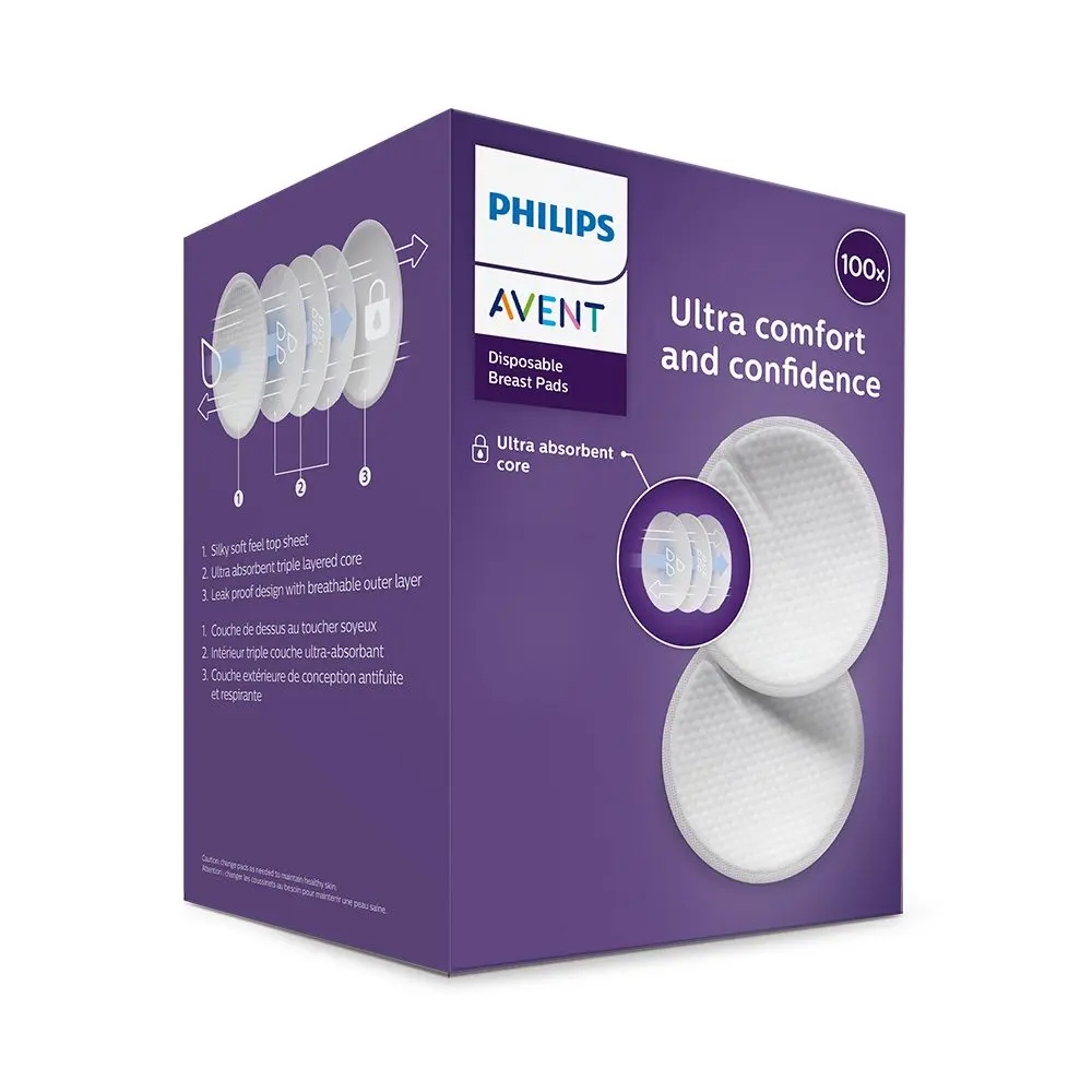 Philips AVENT Prsní vložky jednorázové 100 ks