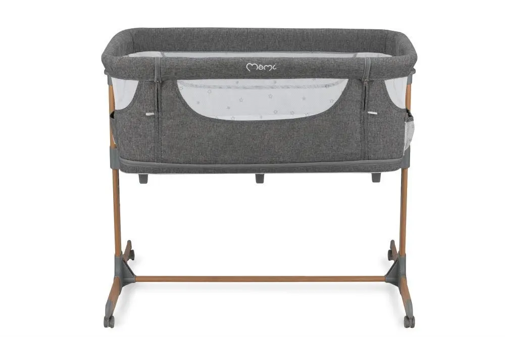 MoMi Postýlka SMART BED 4v1 šedá
