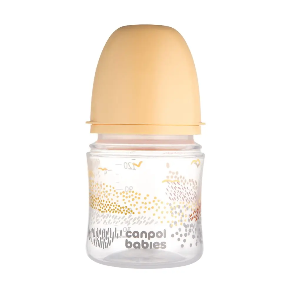 Canpol Babies Antikoliková láhev 120ml béžová
