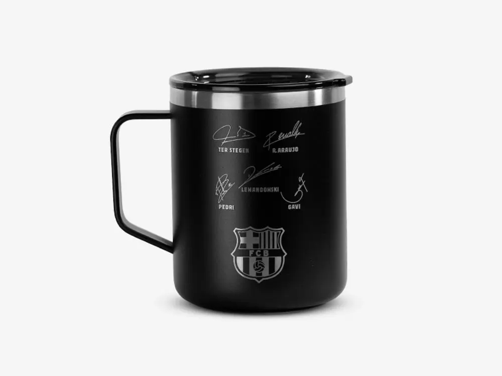 Termohrnek 400ml FC Barcelona Black