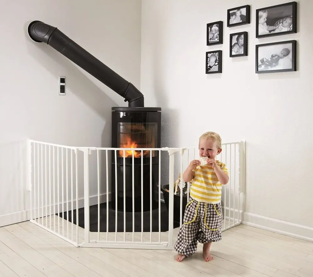 BabyDan prostorová zábrana Flex L - white