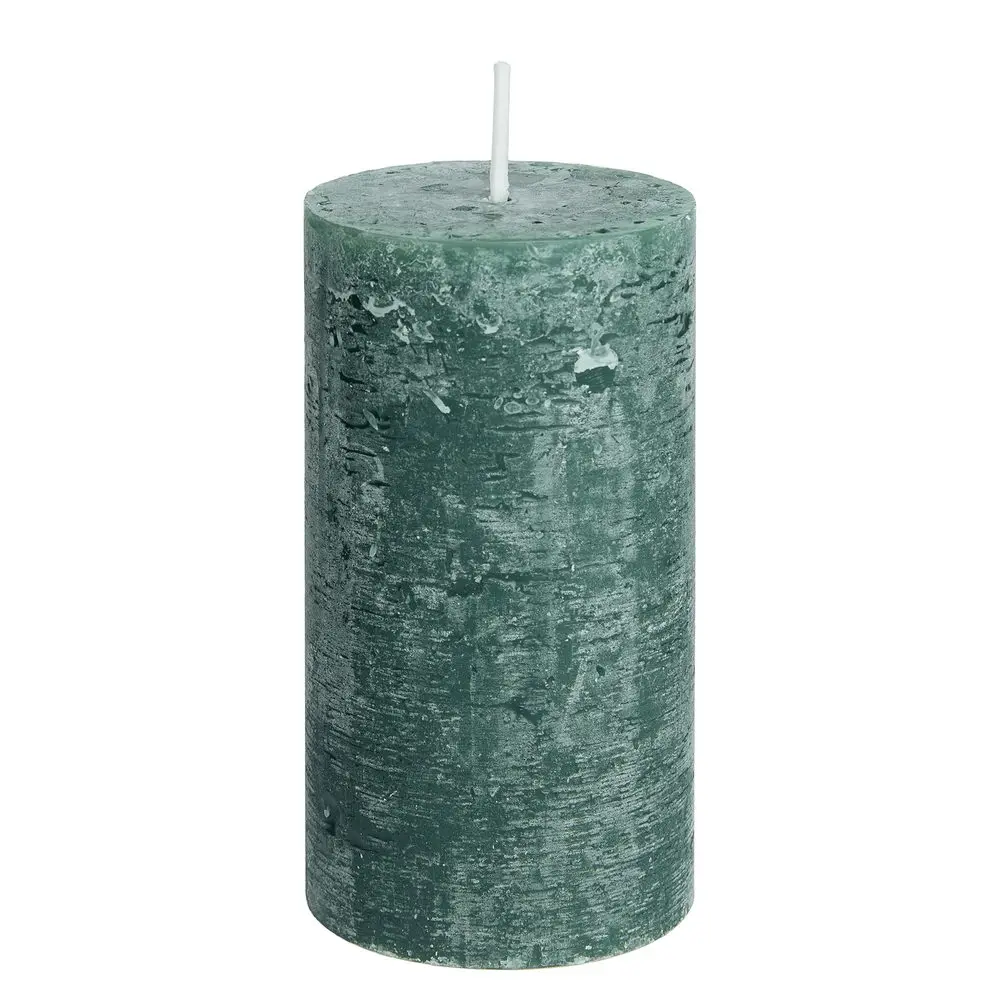 RUSTIC Svíčka 13 cm - tm. zelená