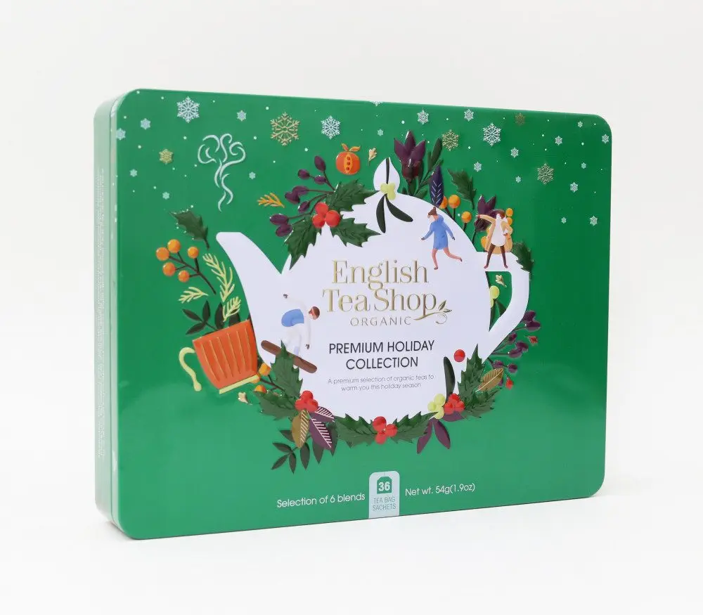 English Tea Shop Čaj Premium Holiday Collection bio zelená 54 g, 36 ks