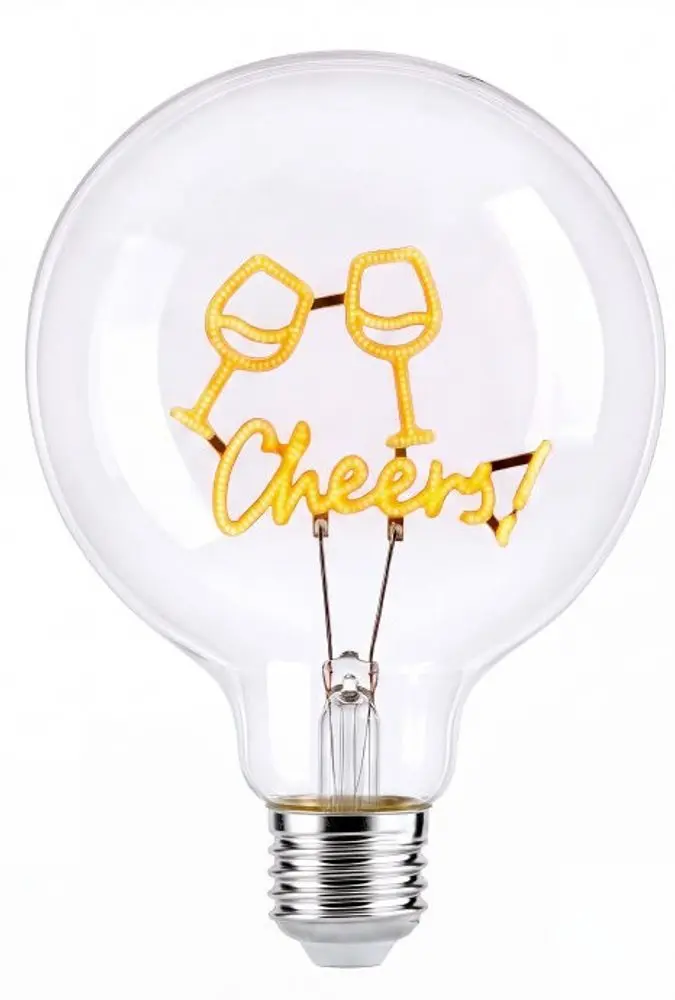 BRIGHT LIGHT LED Žárovka "Cheers" - žlutá