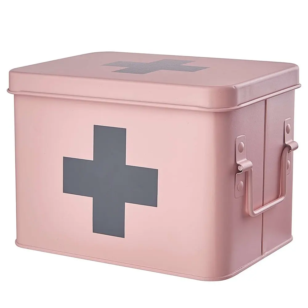 MEDIC Box na léky - sv. růžová