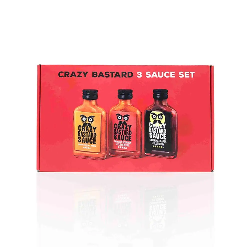 CRAZY BASTARD Sada omáček "Hottest" 3 ks