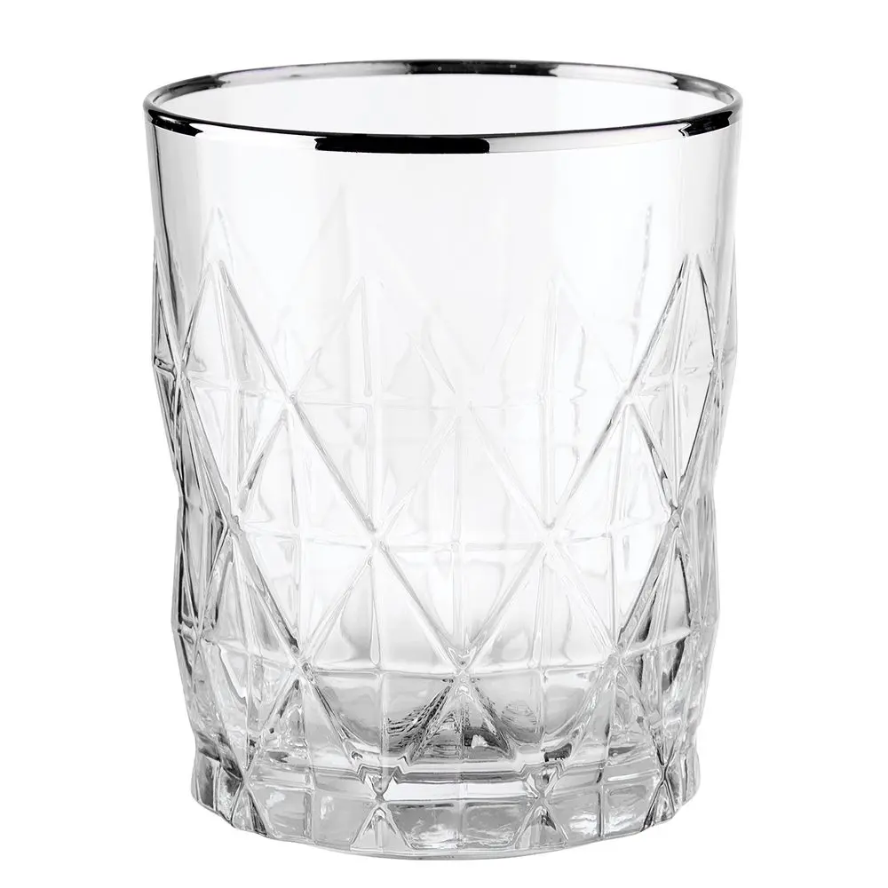 UPSCALE Sklenice na vodu 345 ml - stříbrná