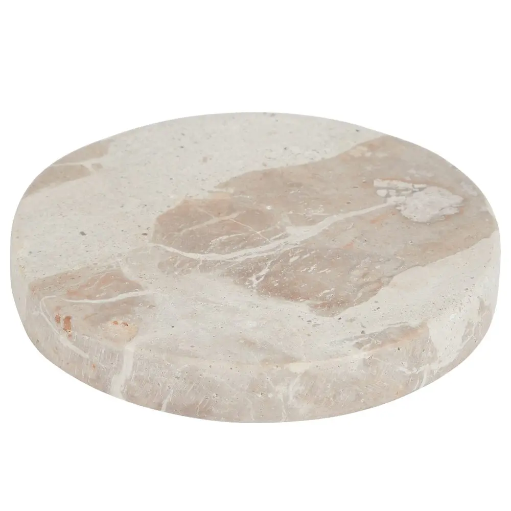 MARBLE Podtácek mramorový 10 cm - béžová