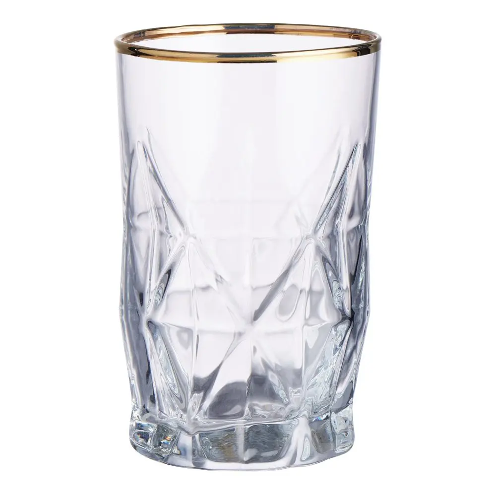 UPSCALE Sklenice na panáka se zlatým okrajem 110 ml