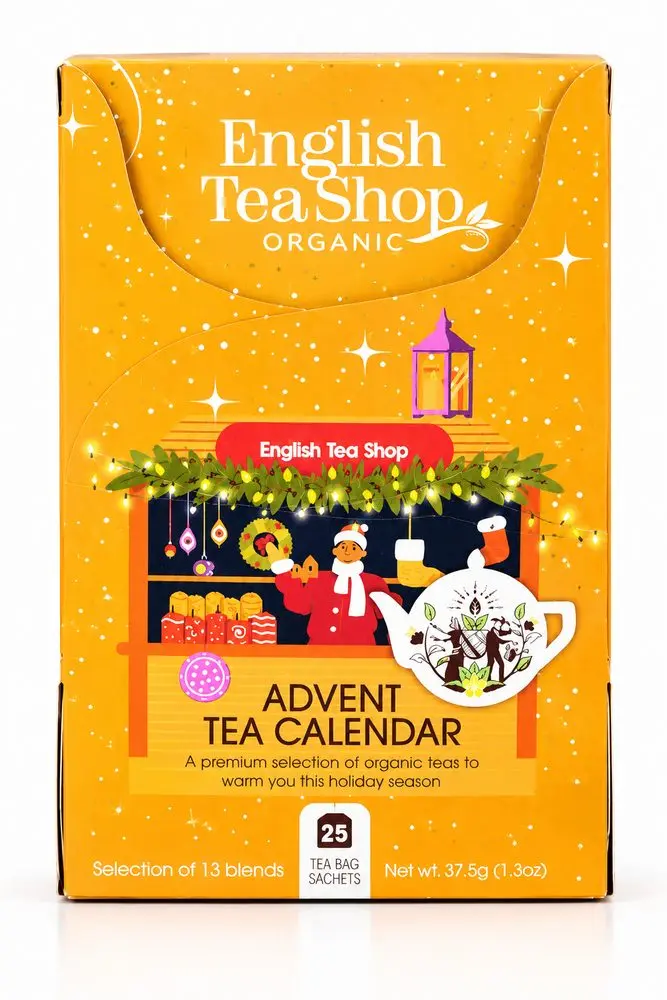 ENGLISH TEA SHOP Adventní kalendář 25 ks - zlatá