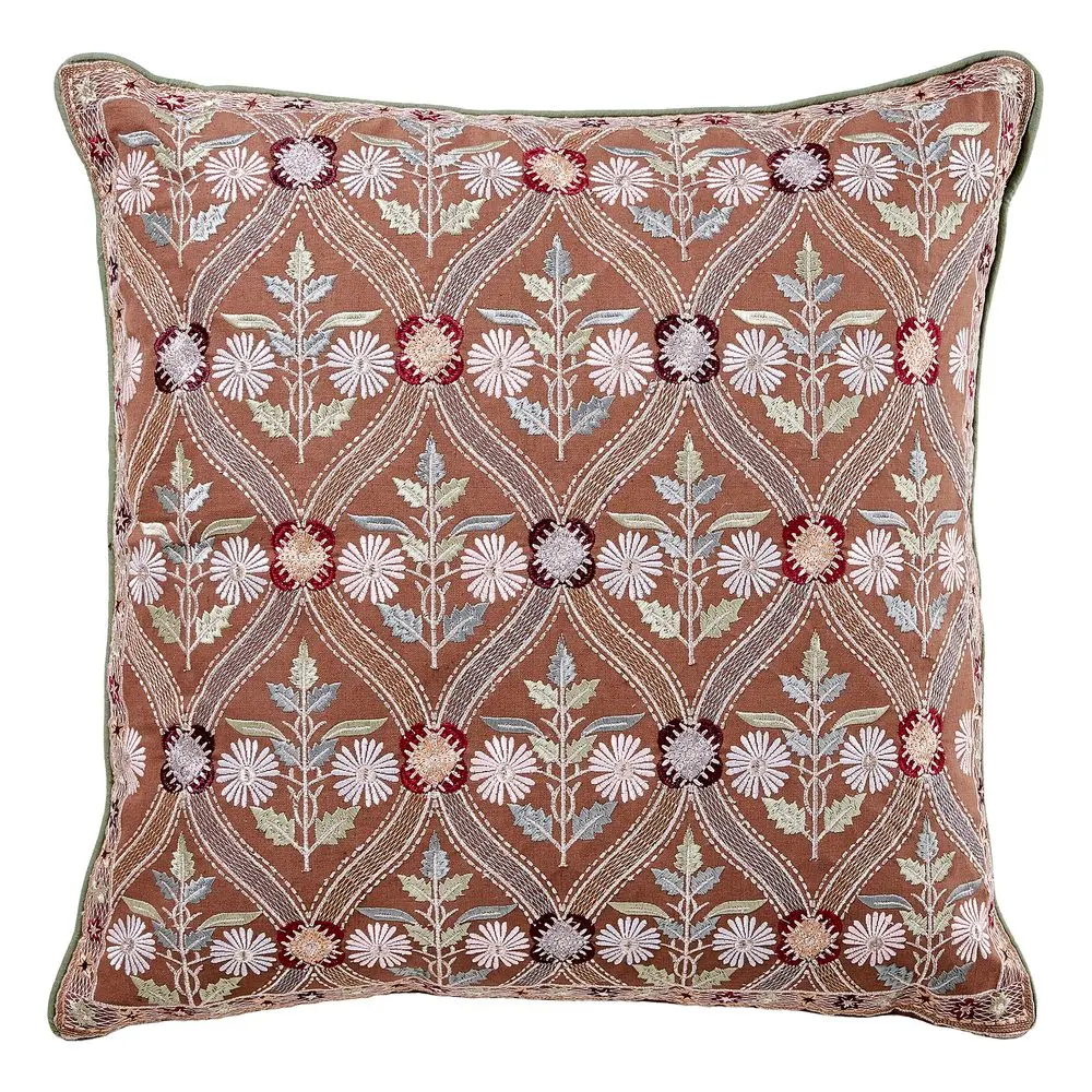 BOHEMIAN Polštář orientální vzor 50 x 50 cm - hnědá