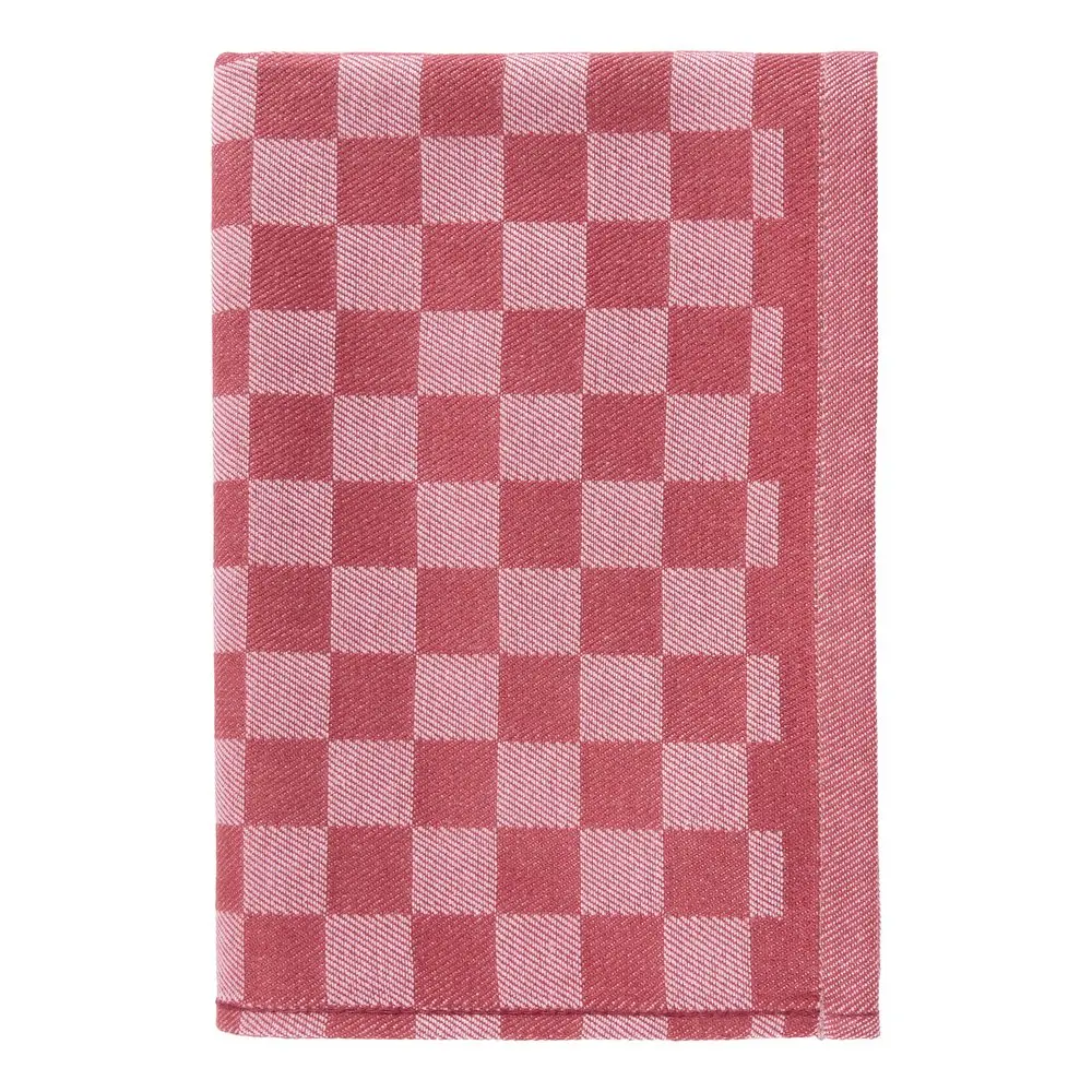 CHECKER STYLE Utěrka - červená
