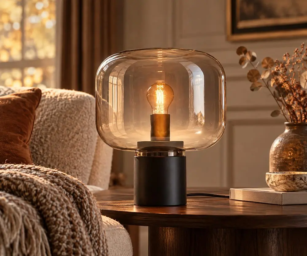 RUNA Stolní lampa 30 cm - černá