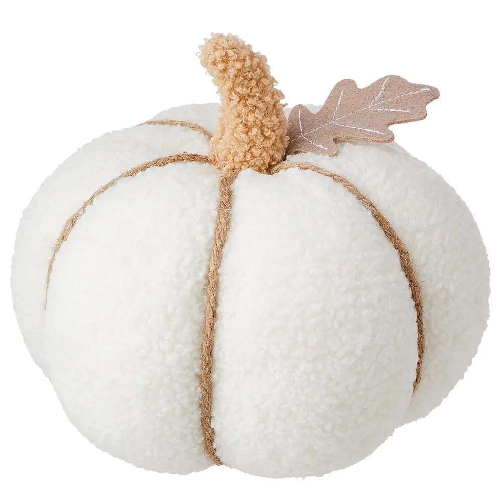 PUMPKIN Dekorace 20 cm - krémová