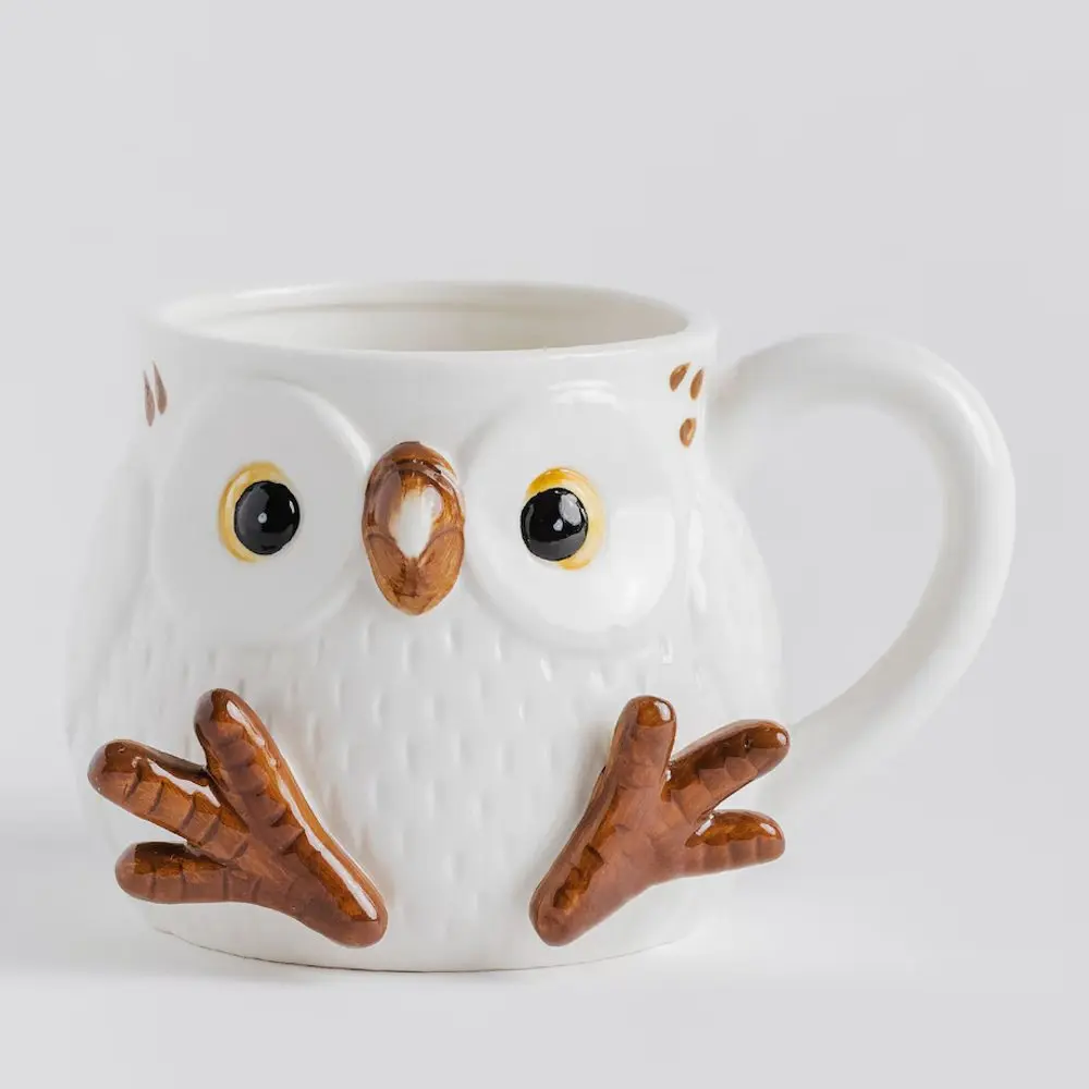 HOME & YOU Hrnek sova 630 ml - bílá